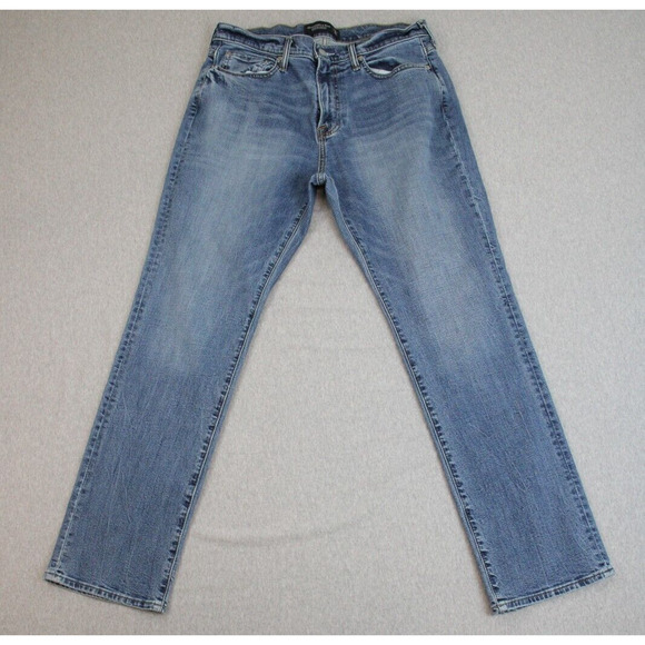 Abercrombie & Fitch Jeans Mens 32x32 Blue Athletic Straight Stretch Denim